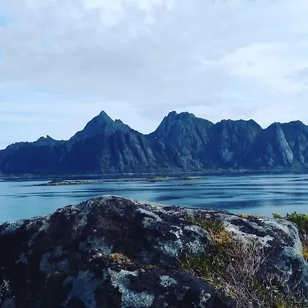 House In Quiet Vally, In The Middel Of Lofoten *